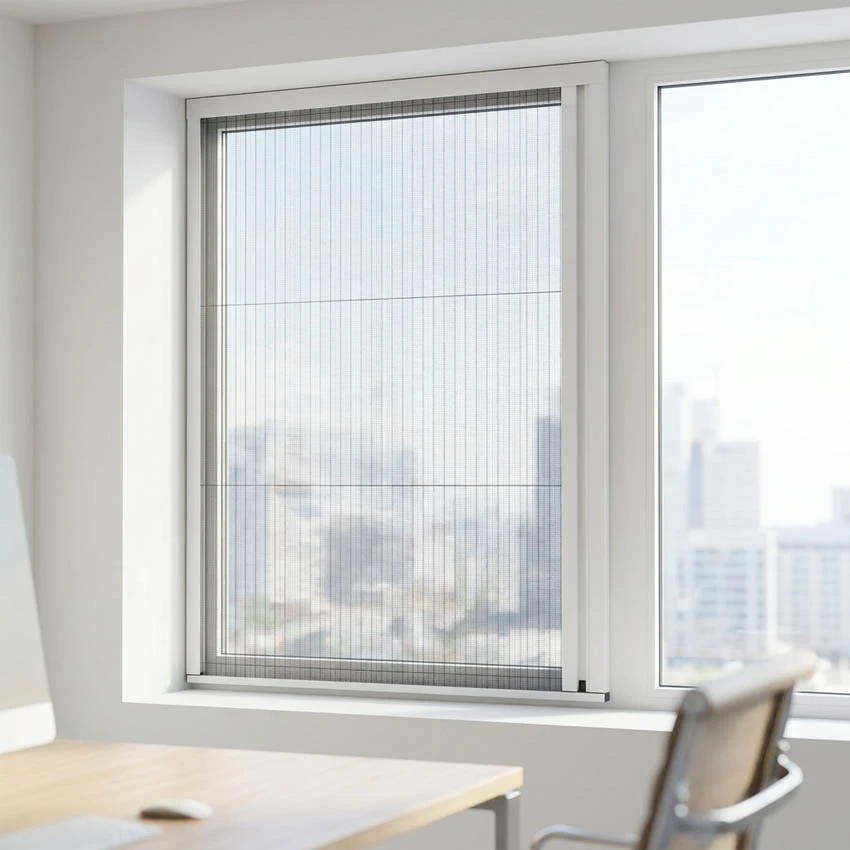 China Customisable Pleated Screen Window